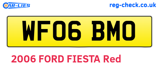 WF06BMO are the vehicle registration plates.