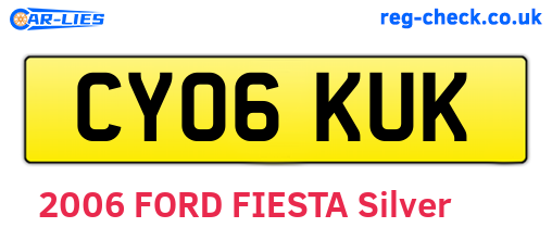 CY06KUK are the vehicle registration plates.