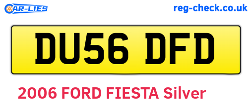 DU56DFD are the vehicle registration plates.