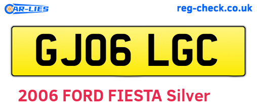 GJ06LGC are the vehicle registration plates.
