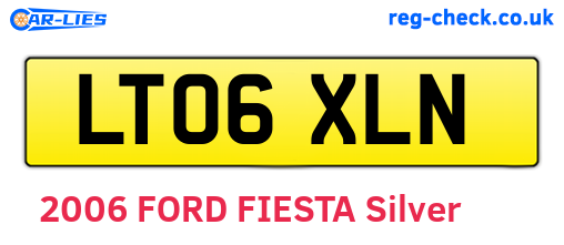LT06XLN are the vehicle registration plates.