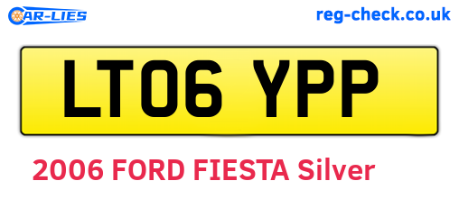 LT06YPP are the vehicle registration plates.