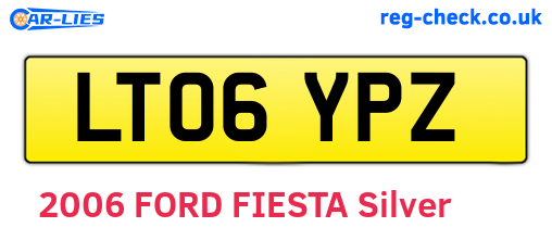 LT06YPZ are the vehicle registration plates.