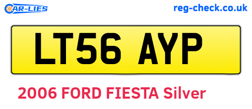 LT56AYP are the vehicle registration plates.
