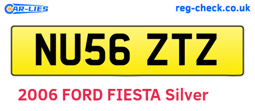 NU56ZTZ are the vehicle registration plates.