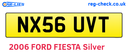 NX56UVT are the vehicle registration plates.