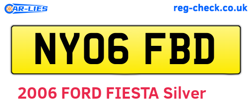 NY06FBD are the vehicle registration plates.
