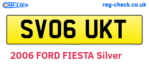SV06UKT are the vehicle registration plates.