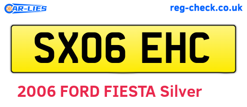 SX06EHC are the vehicle registration plates.
