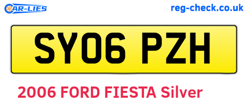 SY06PZH are the vehicle registration plates.