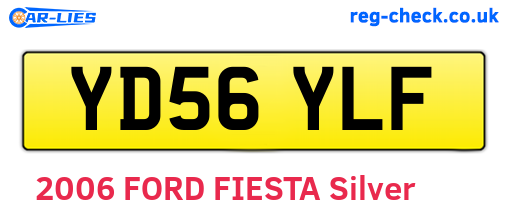 YD56YLF are the vehicle registration plates.