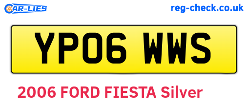 YP06WWS are the vehicle registration plates.