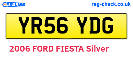 YR56YDG are the vehicle registration plates.