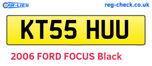 KT55HUU are the vehicle registration plates.