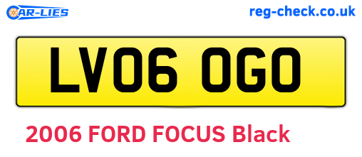 LV06OGO are the vehicle registration plates.
