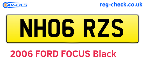 NH06RZS are the vehicle registration plates.