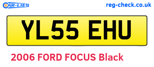 YL55EHU are the vehicle registration plates.