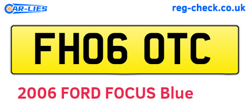 FH06OTC are the vehicle registration plates.