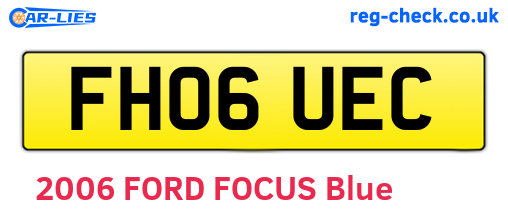 FH06UEC are the vehicle registration plates.