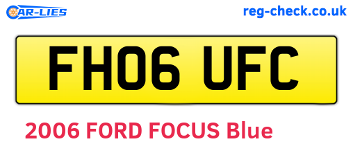 FH06UFC are the vehicle registration plates.