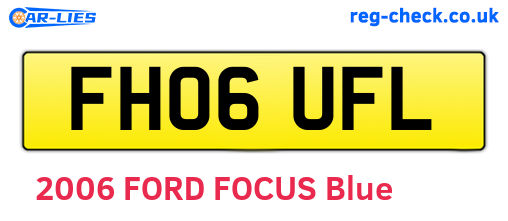 FH06UFL are the vehicle registration plates.