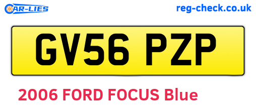 GV56PZP are the vehicle registration plates.