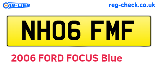 NH06FMF are the vehicle registration plates.