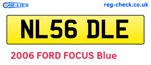NL56DLE are the vehicle registration plates.
