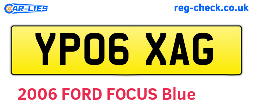 YP06XAG are the vehicle registration plates.