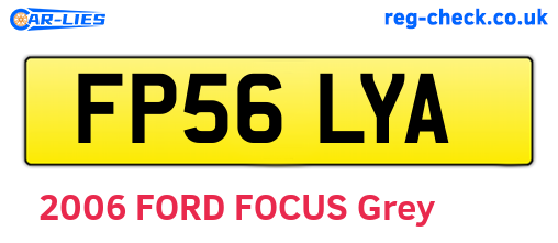 FP56LYA are the vehicle registration plates.