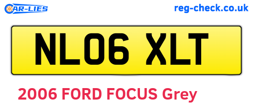 NL06XLT are the vehicle registration plates.