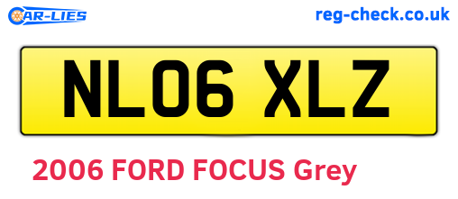 NL06XLZ are the vehicle registration plates.