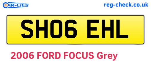 SH06EHL are the vehicle registration plates.