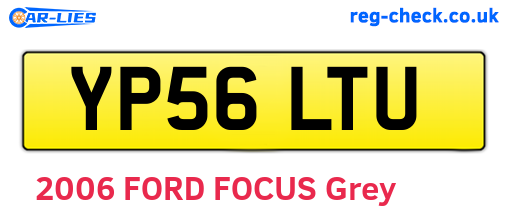 YP56LTU are the vehicle registration plates.