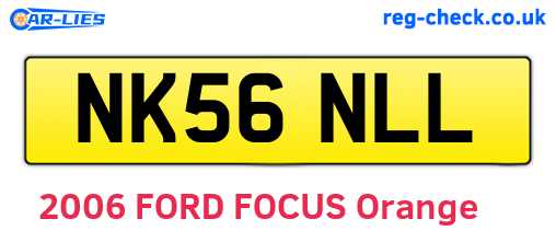 NK56NLL are the vehicle registration plates.