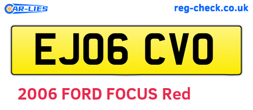 EJ06CVO are the vehicle registration plates.