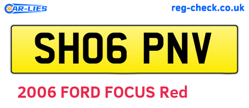 SH06PNV are the vehicle registration plates.