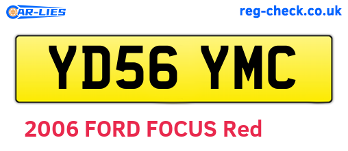 YD56YMC are the vehicle registration plates.