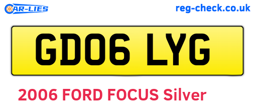 GD06LYG are the vehicle registration plates.