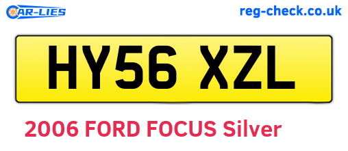 HY56XZL are the vehicle registration plates.