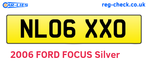 NL06XXO are the vehicle registration plates.