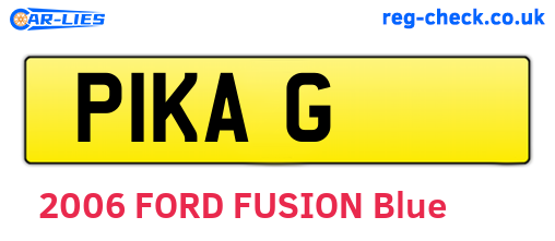 P1KAG are the vehicle registration plates.