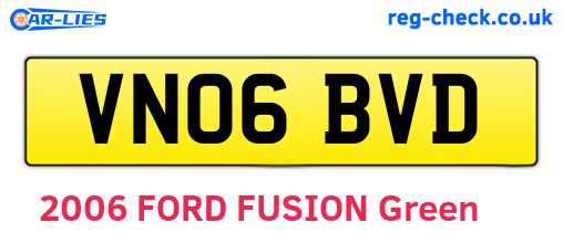 VN06BVD are the vehicle registration plates.