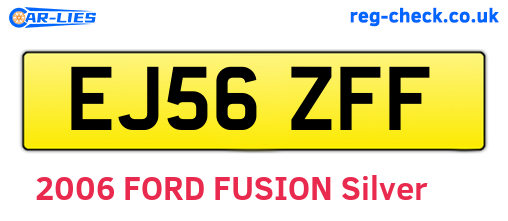 EJ56ZFF are the vehicle registration plates.
