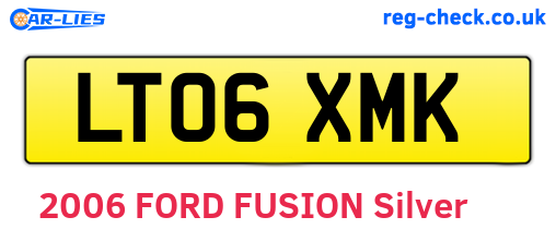 LT06XMK are the vehicle registration plates.
