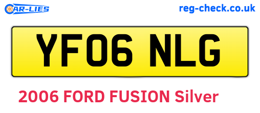 YF06NLG are the vehicle registration plates.