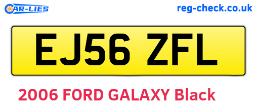 EJ56ZFL are the vehicle registration plates.