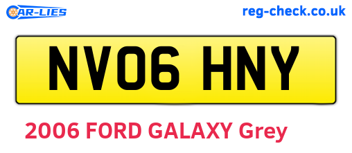 NV06HNY are the vehicle registration plates.