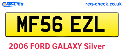 MF56EZL are the vehicle registration plates.