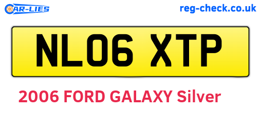 NL06XTP are the vehicle registration plates.